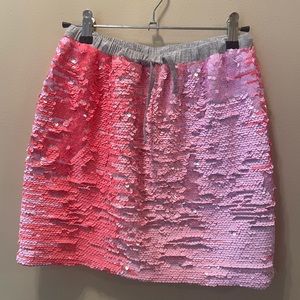 Orange sequin skirt size 12